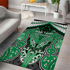 Aotearoa Iwi Ngai Tahu Area Rug Maori Kowhaiwhai Pattern