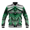 Aotearoa Iwi Ngai Tahu Personalised Baseball Jacket Maori Kowhaiwhai Pattern