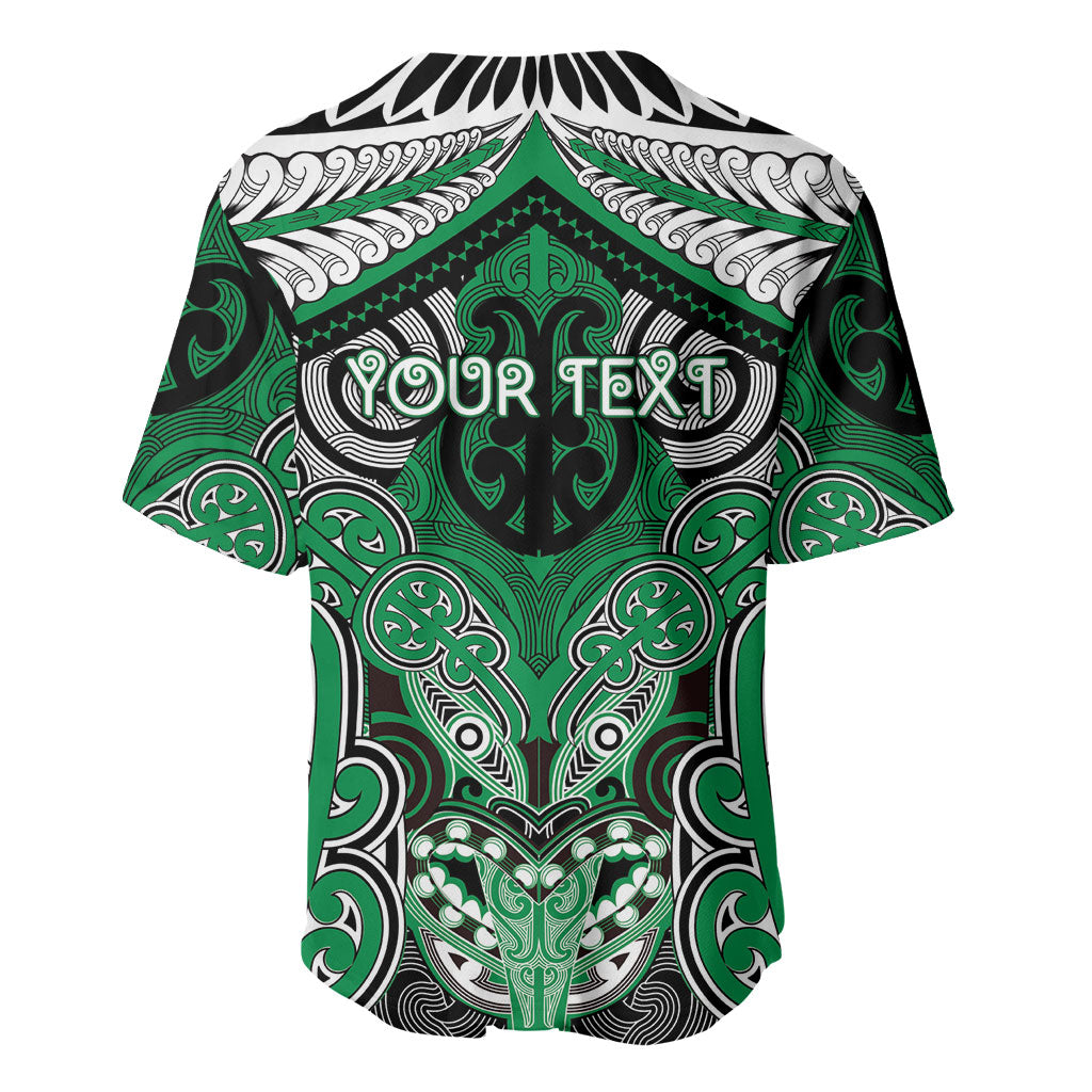 Aotearoa Iwi Ngai Tahu Personalised Baseball Jersey Maori Kowhaiwhai Pattern