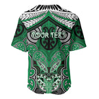 Aotearoa Iwi Ngai Tahu Personalised Baseball Jersey Maori Kowhaiwhai Pattern