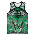 Aotearoa Iwi Ngai Tahu Personalised Basketball Jersey Maori Kowhaiwhai Pattern