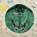 Aotearoa Iwi Ngai Tahu Beach Blanket Maori Kowhaiwhai Pattern