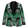Aotearoa Iwi Ngai Tahu Personalised Blazer Maori Kowhaiwhai Pattern
