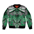 Aotearoa Iwi Ngai Tahu Personalised Bomber Jacket Maori Kowhaiwhai Pattern