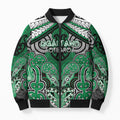 Aotearoa Iwi Ngai Tahu Personalised Bomber Puffer Jacket Maori Kowhaiwhai Pattern