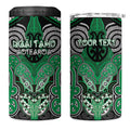 Aotearoa Iwi Ngai Tahu Personalised 4 in 1 Can Cooler Tumbler Maori Kowhaiwhai Pattern