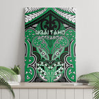 Aotearoa Iwi Ngai Tahu Canvas Wall Art Maori Kowhaiwhai Pattern