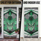 Aotearoa Iwi Ngai Tahu Personalised Door Cover Maori Kowhaiwhai Pattern