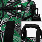 Aotearoa Iwi Ngai Tahu Duffle Bag Maori Kowhaiwhai Pattern
