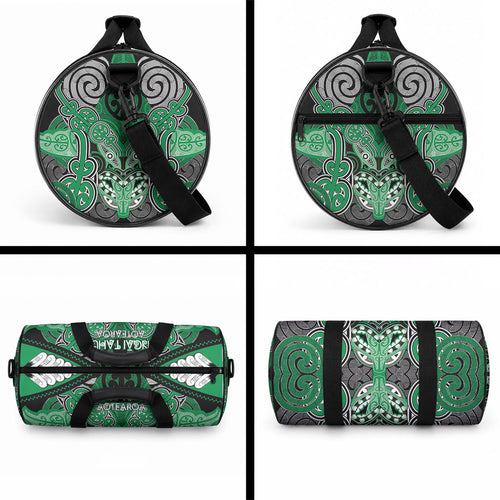 Aotearoa Iwi Ngai Tahu Duffle Bag Maori Kowhaiwhai Pattern