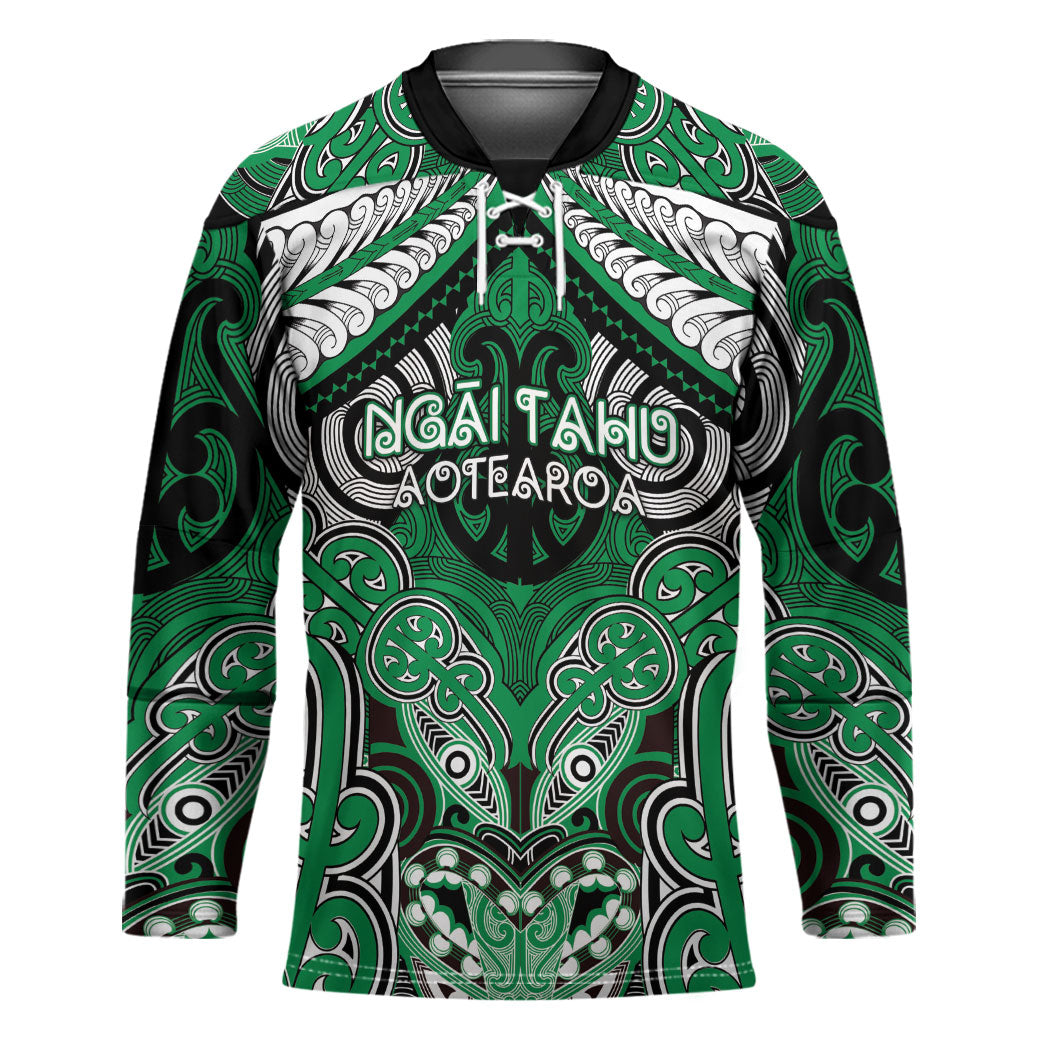 Aotearoa Iwi Ngai Tahu Personalised Hockey Jersey Maori Kowhaiwhai Pattern