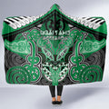 Aotearoa Iwi Ngai Tahu Hooded Blanket Maori Kowhaiwhai Pattern