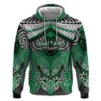 Aotearoa Iwi Ngai Tahu Personalised Hoodie Maori Kowhaiwhai Pattern