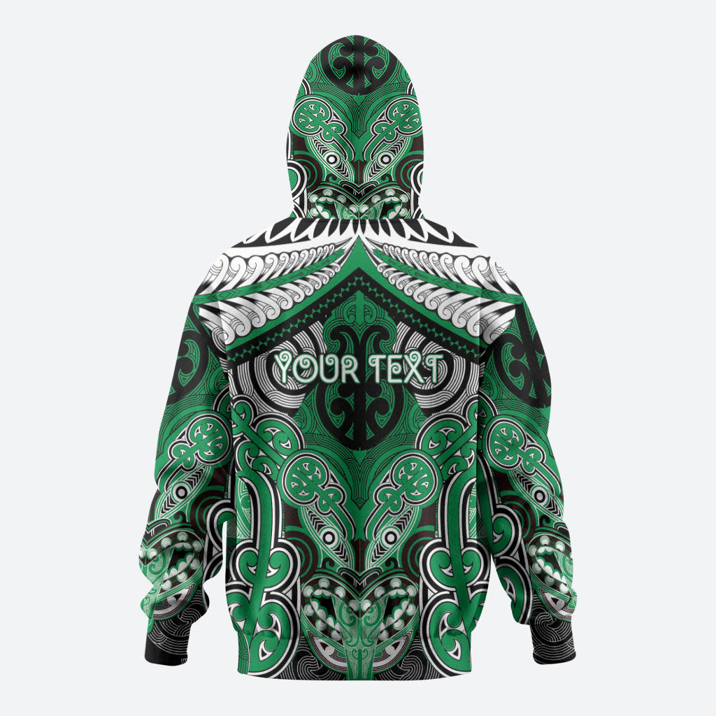 Aotearoa Iwi Ngai Tahu Personalised Hoodie Maori Kowhaiwhai Pattern