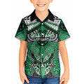 Aotearoa Iwi Ngai Tahu Personalised Kid Hawaiian Shirt Maori Kowhaiwhai Pattern