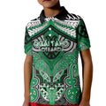 Aotearoa Iwi Ngai Tahu Personalised Kid Polo Shirt Maori Kowhaiwhai Pattern