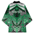 Aotearoa Iwi Ngai Tahu Personalised Kimono Maori Kowhaiwhai Pattern