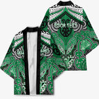 Aotearoa Iwi Ngai Tahu Personalised Kimono Maori Kowhaiwhai Pattern