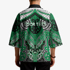 Aotearoa Iwi Ngai Tahu Personalised Kimono Maori Kowhaiwhai Pattern