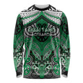 Aotearoa Iwi Ngai Tahu Personalised Long Sleeve Shirt Maori Kowhaiwhai Pattern