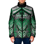 Aotearoa Iwi Ngai Tahu Personalised Padded Jacket Maori Kowhaiwhai Pattern