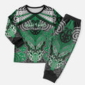 Aotearoa Iwi Ngai Tahu Personalised Christmas Pajama Set Maori Kowhaiwhai Pattern