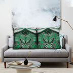 Aotearoa Iwi Ngai Tahu Pillow Cover Maori Kowhaiwhai Pattern
