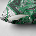 Aotearoa Iwi Ngai Tahu Pillow Cover Maori Kowhaiwhai Pattern