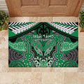 Aotearoa Iwi Ngai Tahu Rubber Doormat Maori Kowhaiwhai Pattern