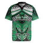 Aotearoa Iwi Ngai Tahu Personalised Rugby Jersey Maori Kowhaiwhai Pattern