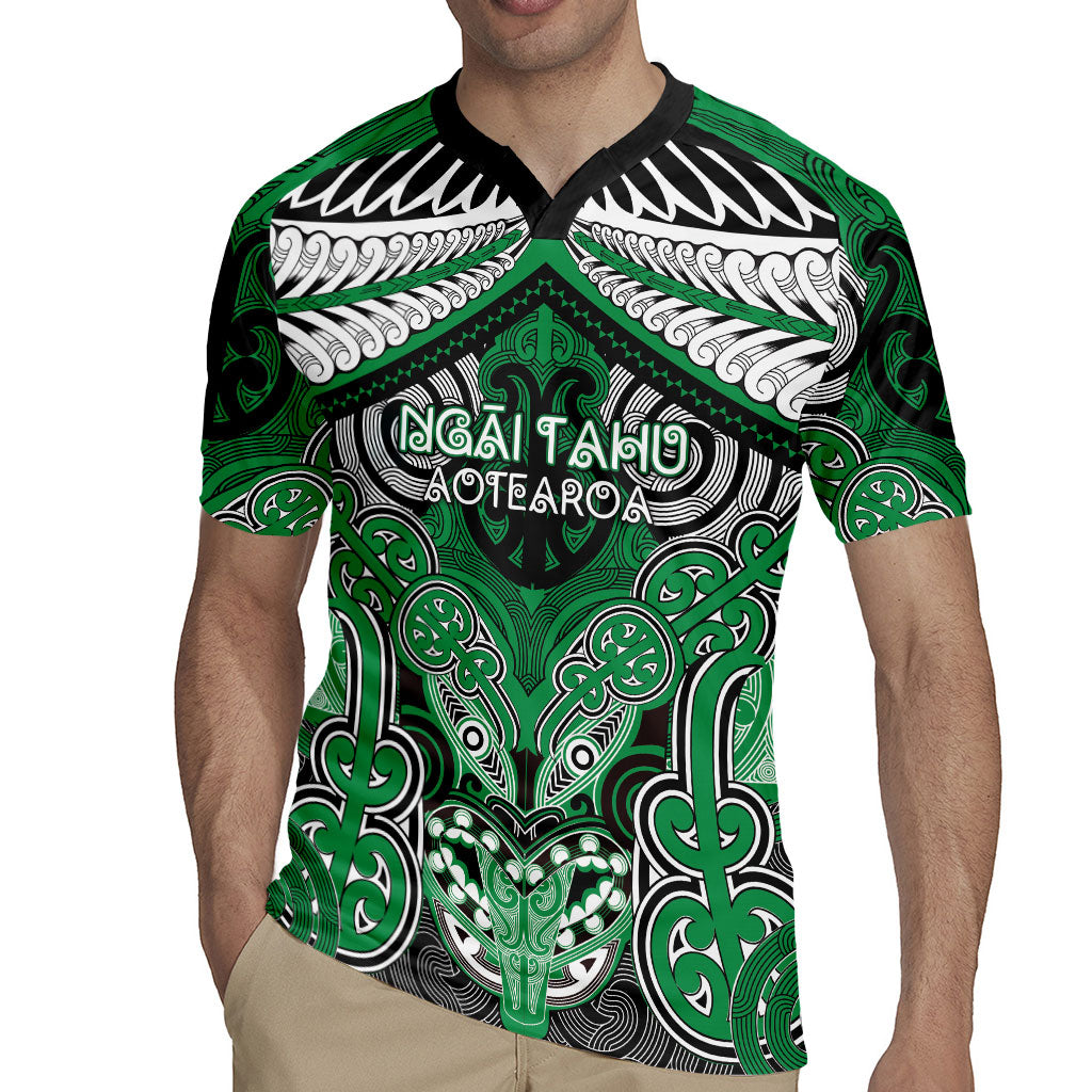 Aotearoa Iwi Ngai Tahu Personalised Rugby Jersey Maori Kowhaiwhai Pattern
