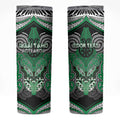 Aotearoa Iwi Ngai Tahu Personalised Skinny Tumbler Maori Kowhaiwhai Pattern