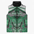 Aotearoa Iwi Ngai Tahu Personalised Sleeveless Puffer Jacket Maori Kowhaiwhai Pattern