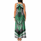 Aotearoa Iwi Ngai Tahu Personalised Tank Maxi Dress Maori Kowhaiwhai Pattern