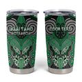 Aotearoa Iwi Ngai Tahu Personalised Tumbler Cup Maori Kowhaiwhai Pattern