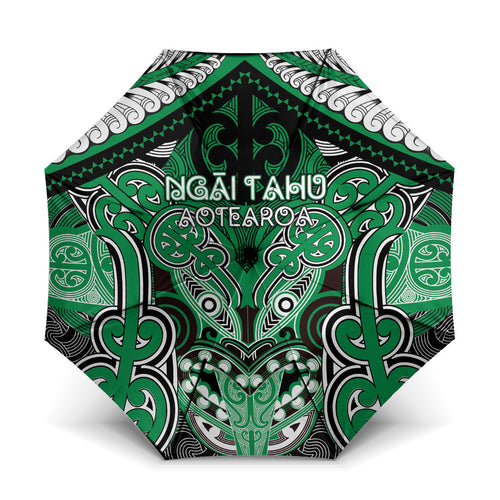 Aotearoa Iwi Ngai Tahu Umbrella Maori Kowhaiwhai Pattern