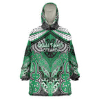 Aotearoa Iwi Ngai Tahu Personalised Wearable Blanket Hoodie Maori Kowhaiwhai Pattern