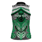 Aotearoa Iwi Ngai Tahu Personalised Women Sleeveless Polo Shirt Maori Kowhaiwhai Pattern
