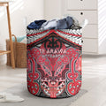 Aotearoa Iwi Te Arawa Laundry Basket Maori Kowhaiwhai Pattern