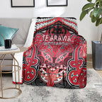 Aotearoa Iwi Te Arawa Blanket Maori Kowhaiwhai Pattern