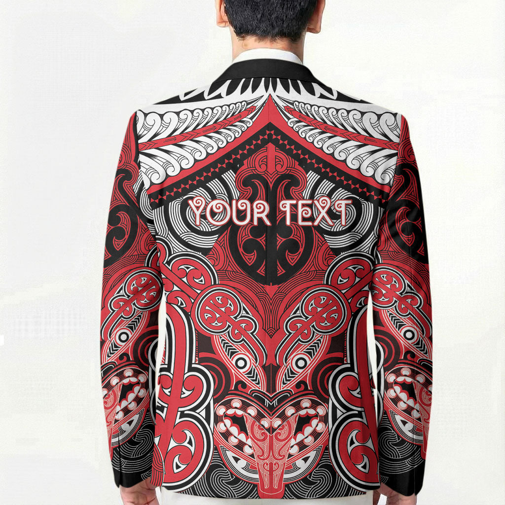 Aotearoa Iwi Te Arawa Personalised Blazer Maori Kowhaiwhai Pattern