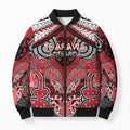 Aotearoa Iwi Te Arawa Personalised Bomber Puffer Jacket Maori Kowhaiwhai Pattern