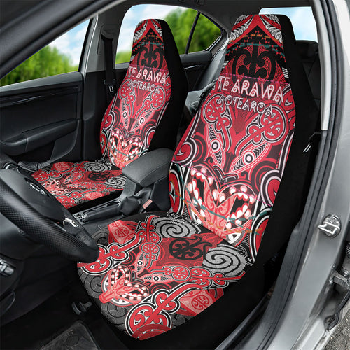 Aotearoa Iwi Te Arawa Car Seat Cover Maori Kowhaiwhai Pattern