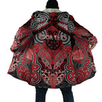 Aotearoa Iwi Te Arawa Personalised Cloak Maori Kowhaiwhai Pattern