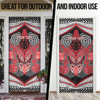 Aotearoa Iwi Te Arawa Personalised Door Cover Maori Kowhaiwhai Pattern