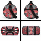 Aotearoa Iwi Te Arawa Duffle Bag Maori Kowhaiwhai Pattern