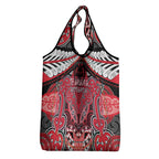 Aotearoa Iwi Te Arawa Grocery Bag Maori Kowhaiwhai Pattern