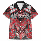 Aotearoa Iwi Te Arawa Personalised Hawaiian Shirt Maori Kowhaiwhai Pattern