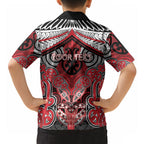 Aotearoa Iwi Te Arawa Personalised Hawaiian Shirt Maori Kowhaiwhai Pattern
