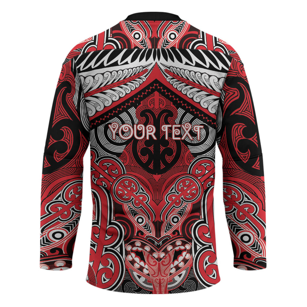 Aotearoa Iwi Te Arawa Personalised Hockey Jersey Maori Kowhaiwhai Pattern